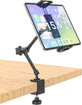 Metal Desk Tablet Mount for 6.1-15.6in Devices - Adjustable Foldable