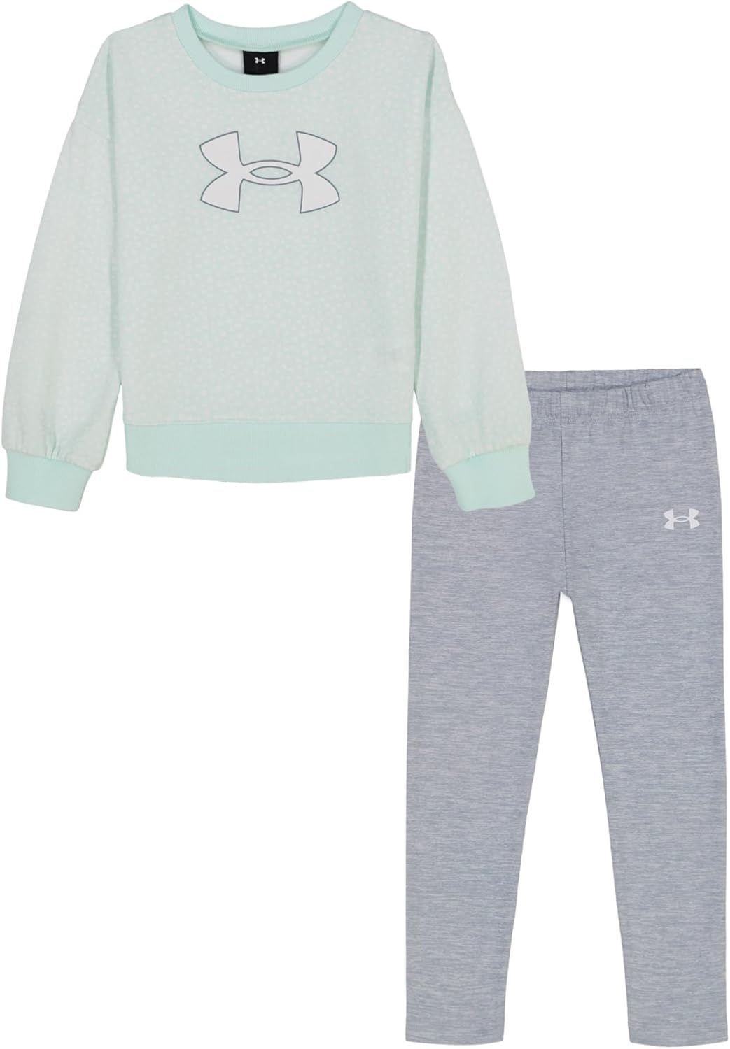 Under Armour Baby-Girls Ua Terrazzo Leopard Heart Set for Comfort