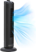 28 in 60-Degree Oscillating Tower Fan - Compact Cooling for Rooms