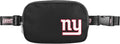 NFL Large Black Team Wordmark Crossbody Belt Bag - Compact Fan Carry