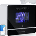 Countertop Portable Dishwasher - Smart 9 Programs, High-Temp Clean