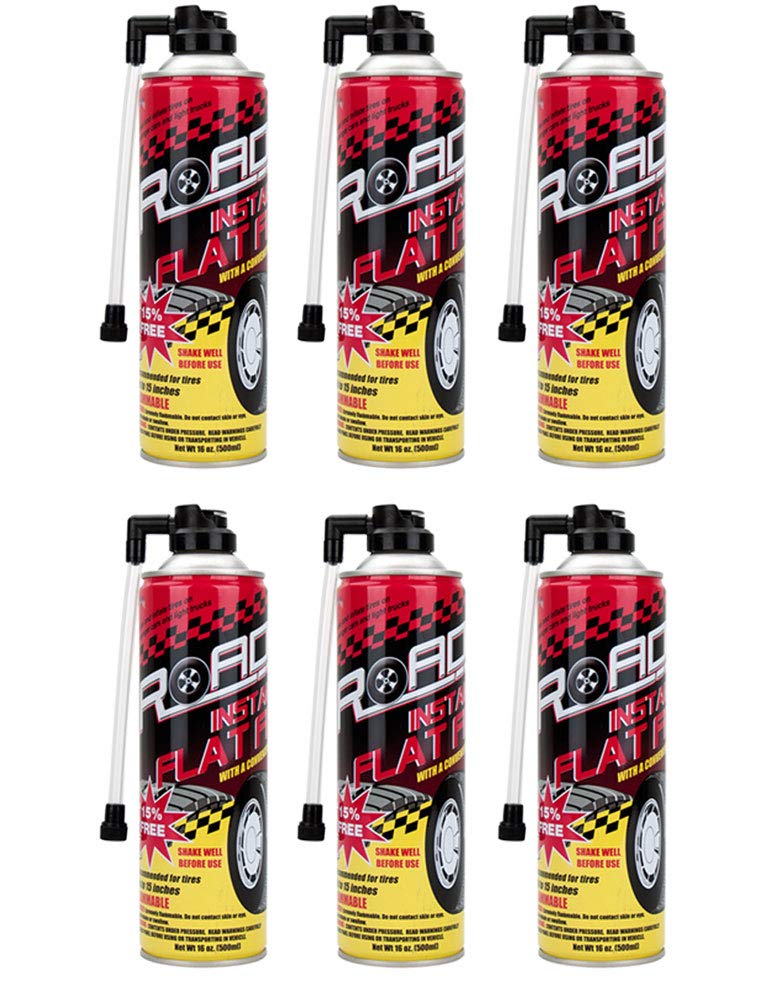 Road Instant Fixes Flat Tire Easy Hose Tire Inflator Sealant 16oz