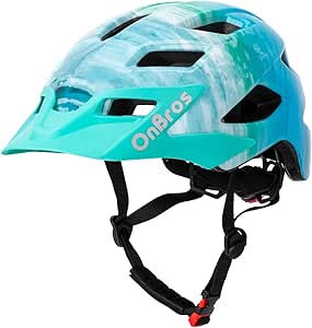 OnBros Kids Bike Helmet for 5-14 Years with Adjustable Fit