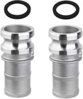 Type E Aluminum Cam and Groove Hose Fitting 4in Plug x 4in Barbed