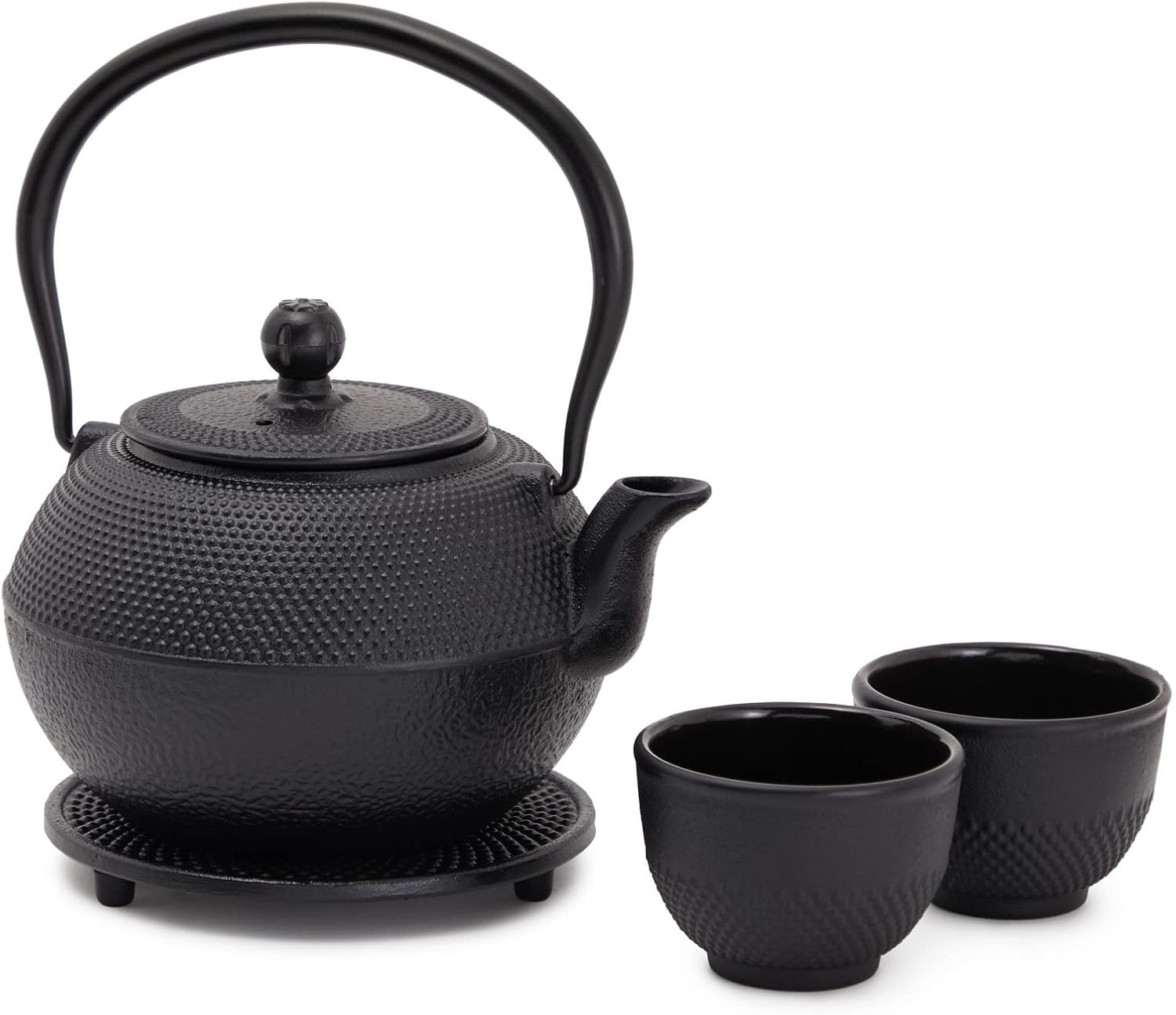 Juvale Cast Iron Teapot - Elegant Japanese Tea Set for Two