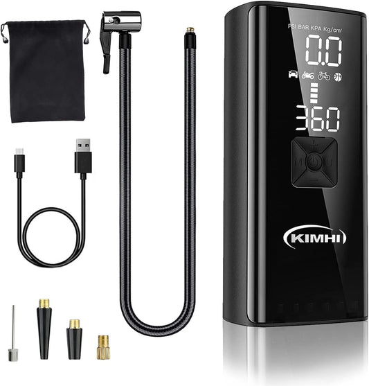 KIMHI 150 PSI Cordless Air Pump - Ultra Fast Inflation!