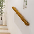 2FT Wooden Stair Railing Indoor Handrail - Solid Pine, Easy Install
