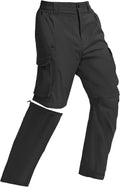 NATUVENIX Hiking Pants Men Quick Dry Convertible Fishing Pants