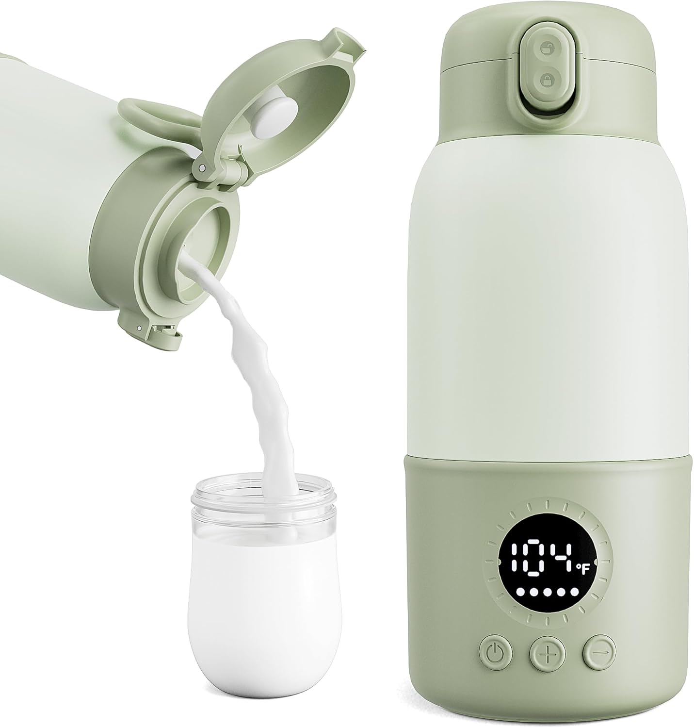 Portable Bottle Warmer for Travel with Fast Heating Function