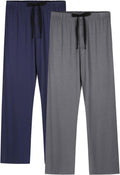 BAMBOO COOL Mens Pajama Pants Sleep Lounge Bottoms - Soft Bamboo Blend