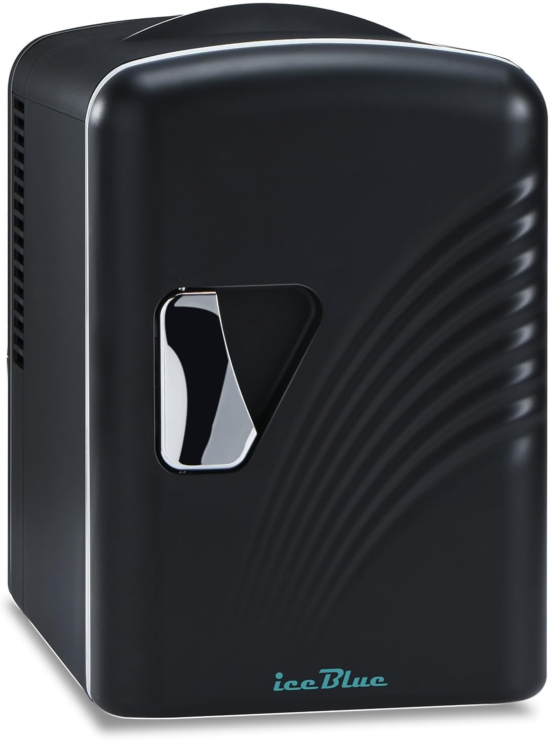 Iceblue Retro Mini Fridge for Skincare and Snacks - Black