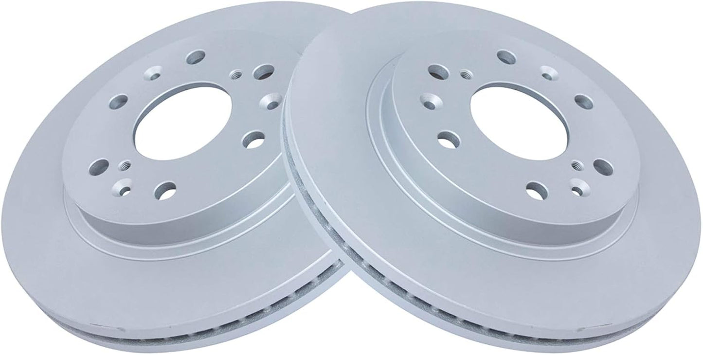 TRQ Front Disc Brake Rotor Pair Set for Silverado and Tahoe