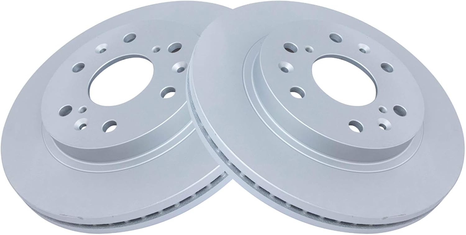 TRQ Front Disc Brake Rotor Pair Set for Silverado and Tahoe