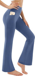 Women's Bootcut Yoga Pants High Waisted Flare with Pockets - AFITNE