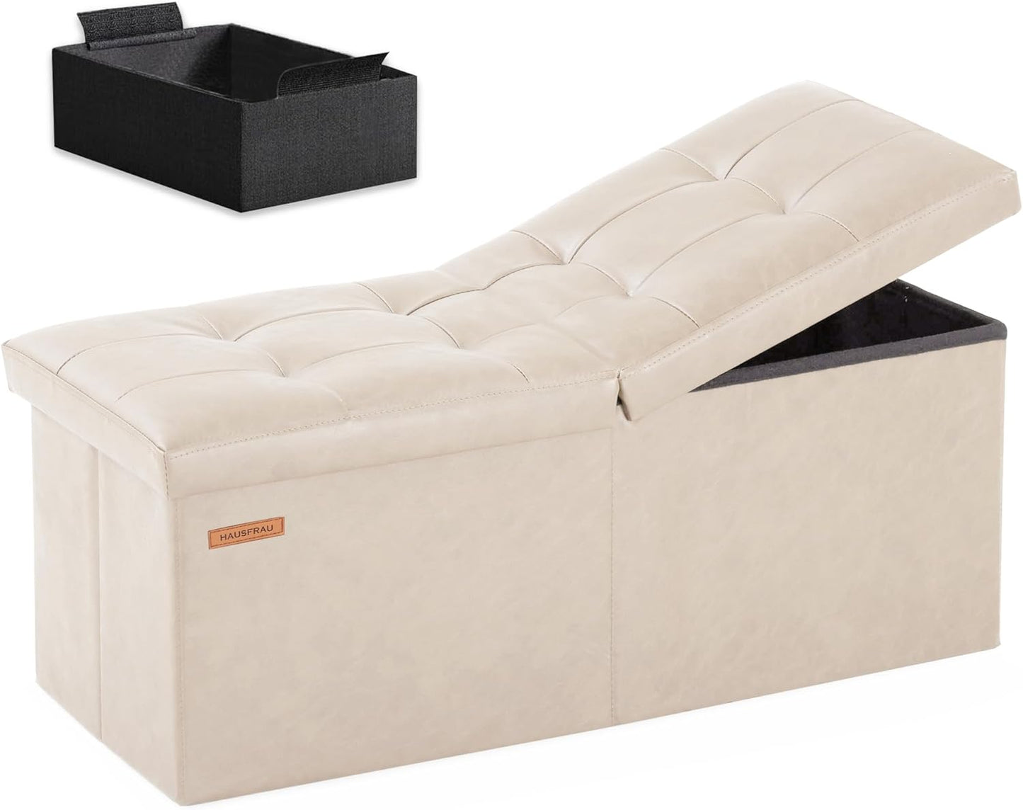 Stylish 31.5 Inches Ottoman with Storage for Modern Homes