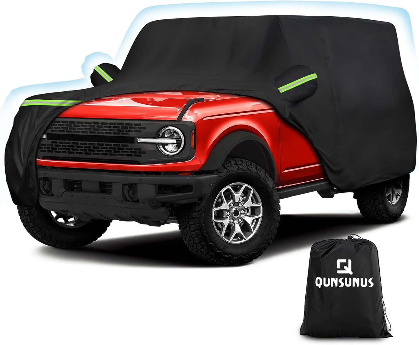 QUNSUNUS 6 Layer SUV Car Cover for Bronco 4 Door Protection