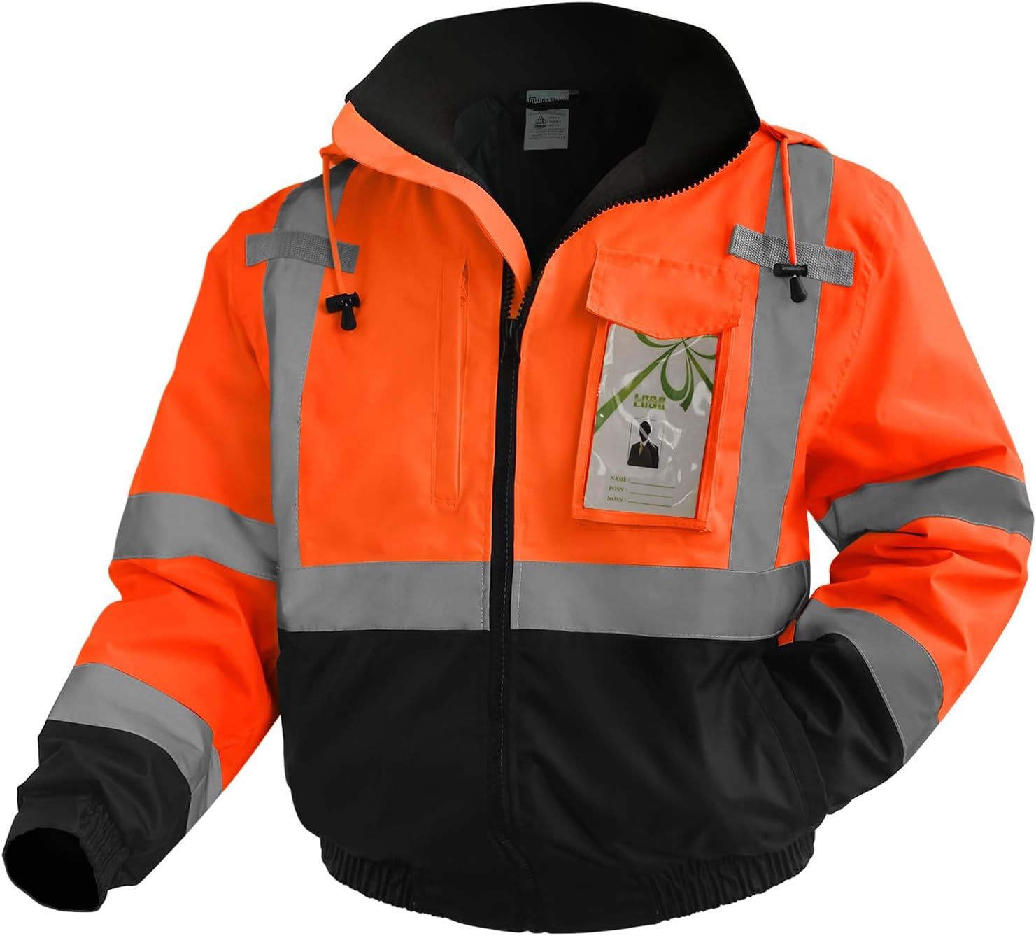 Hi Vis Jackets for Men - Waterproof Safety Jackets with Pockets