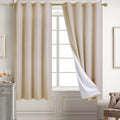 Elegant 100% Blackout Linen Curtains for Bedroom Privacy and Style