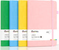 Lined Journal Notebook 4 Pack A5 - Thick 100 GSM Paper, 180 Pages
