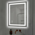 LED Bathroom Mirror with Lights 28x36 Wall Vanity Mirror - Dimmable