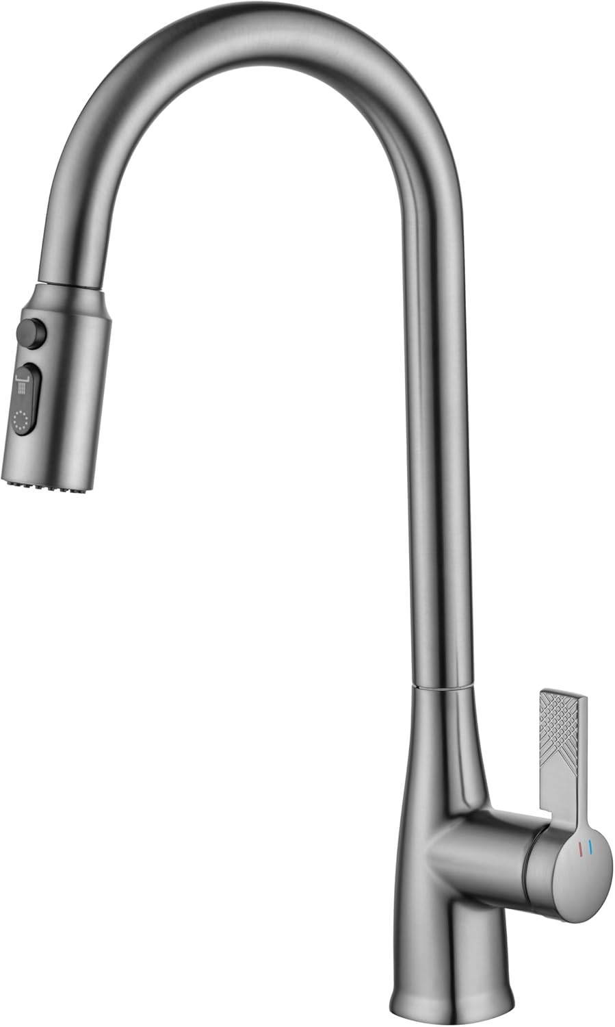 High Arc Pull Down Kitchen Faucet with 3 Spray Modes and Swivel