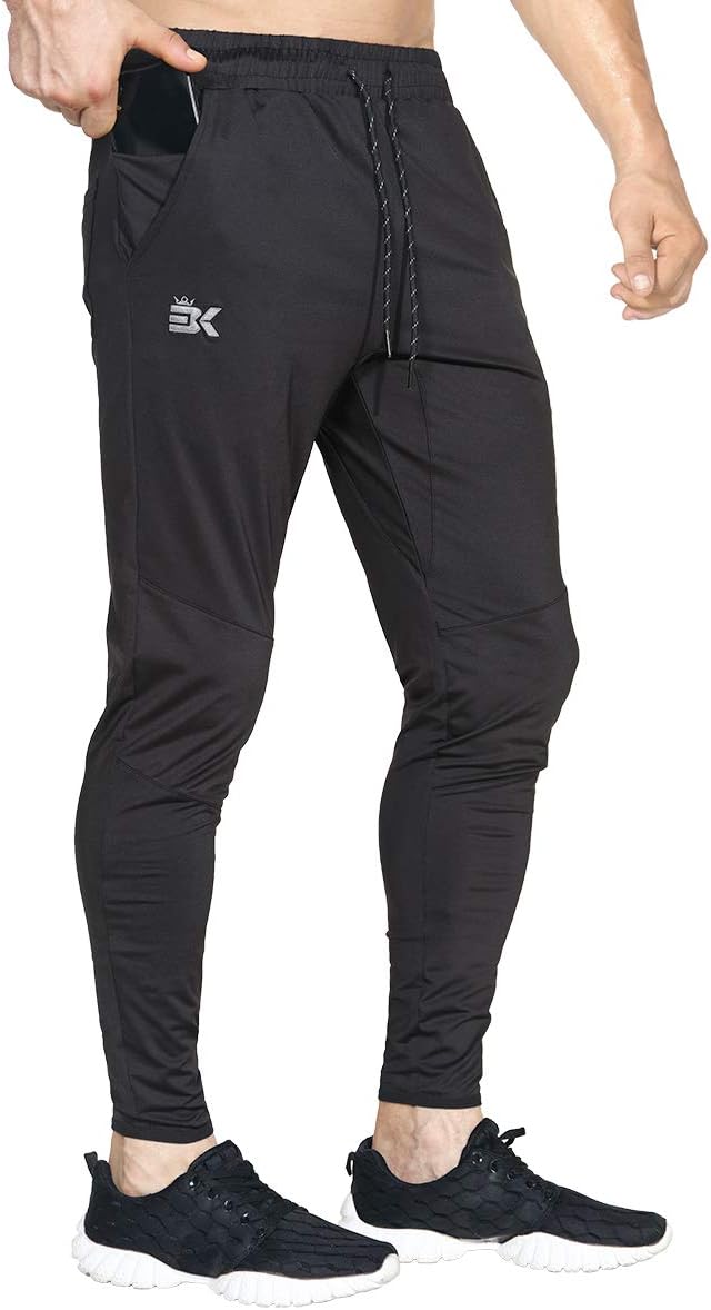 BROKIG Mens Lightweight Gym Jogger Pants for Active Lifestyle