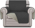 Easy-Going Reversible Chair Slipcover Darkgray/Beige - Water Resistant