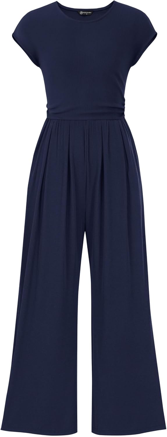 PRETTYGARDEN Summer Jumpsuits for Women: Elegant Casual Style
