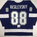 Autographed Andrei Vasilevskiy Tampa Bay Hockey Jersey with COA