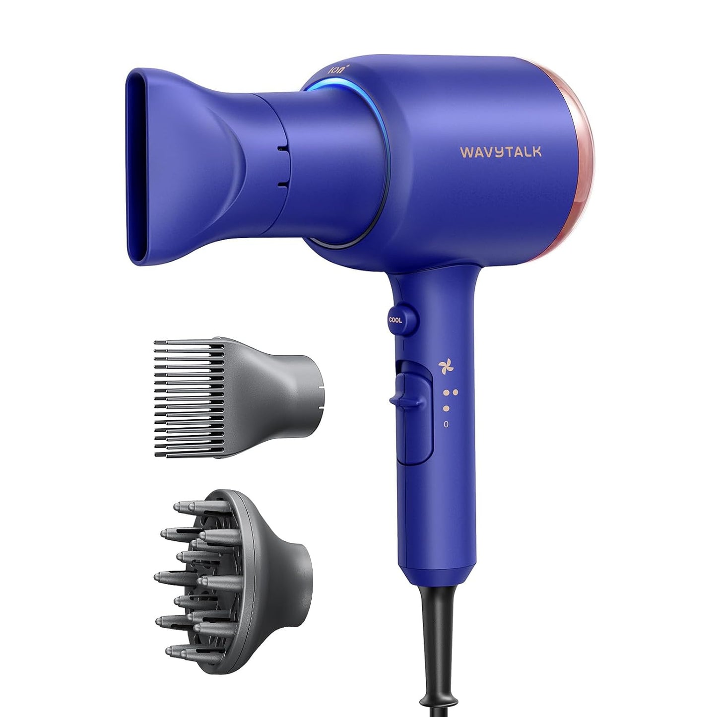 Wavytalk Hair Dryer with Diffuser for Fast Drying and Styling