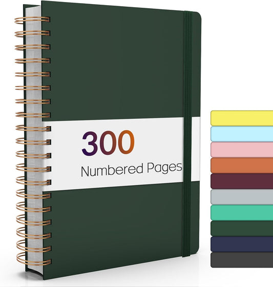 Forvencer B5 Journal: 300 Numbered Pages, 100gsm Paper, Hardcover, Multi-Purpose