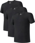 DAVID ARCHY Men's Bamboo Rayon Undershirt Crewneck