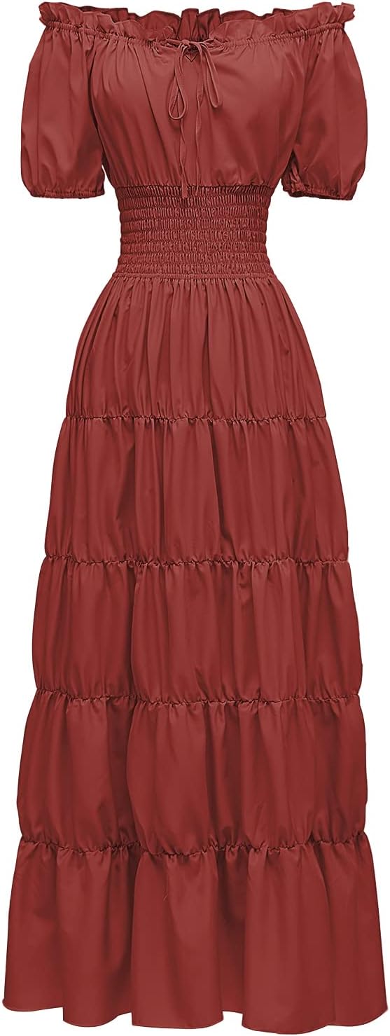 Renaissance Women Medieval Chemise Dress for Elegant Style