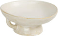 Stoneware Bowl w Reactive Glaze, White - Classic Kitchen Accent