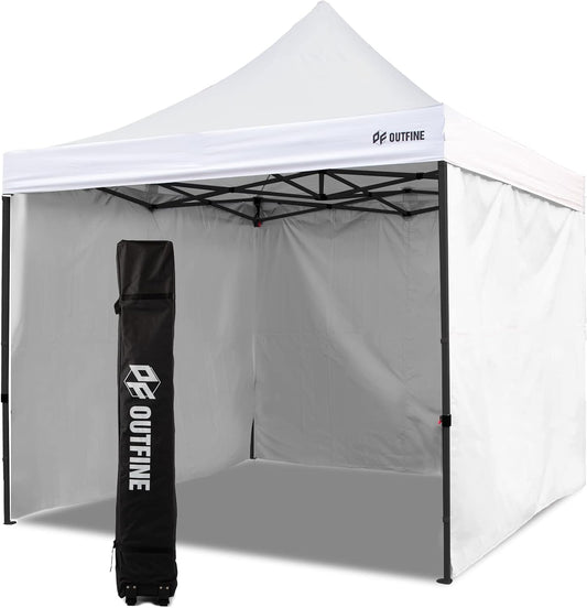 OUTFINE Heavy Duty Canopy Tent 10x10 with Side Walls and Bag