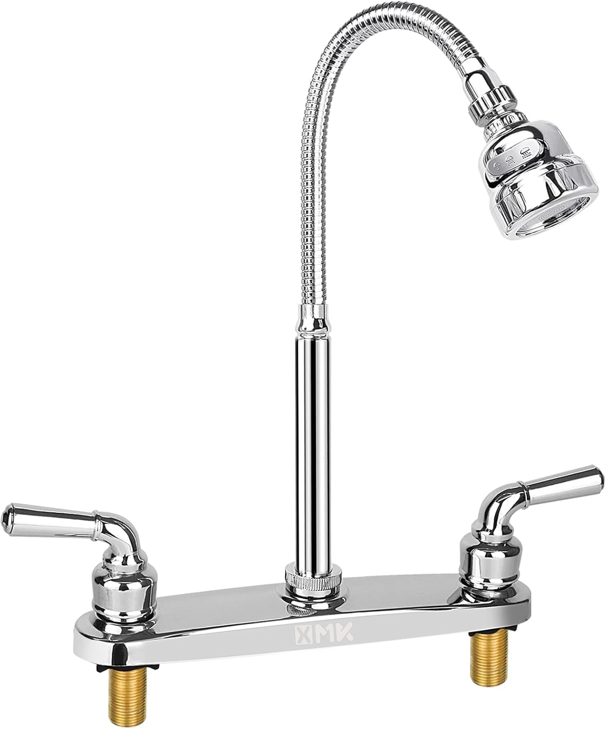 XMK All Metal RV Kitchen Faucet with 360 Degree Rotatable Sprayer
