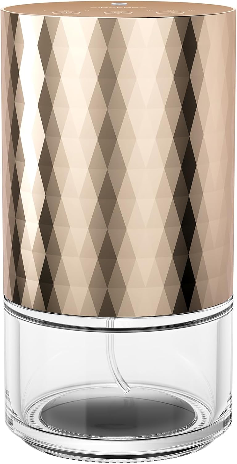 Waterless Essential Oil Diffuser with Premium Metal Design