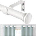 TONIAL Curtain Rod 32 to 58 in Telescoping Splicing Single Rod - Warm
