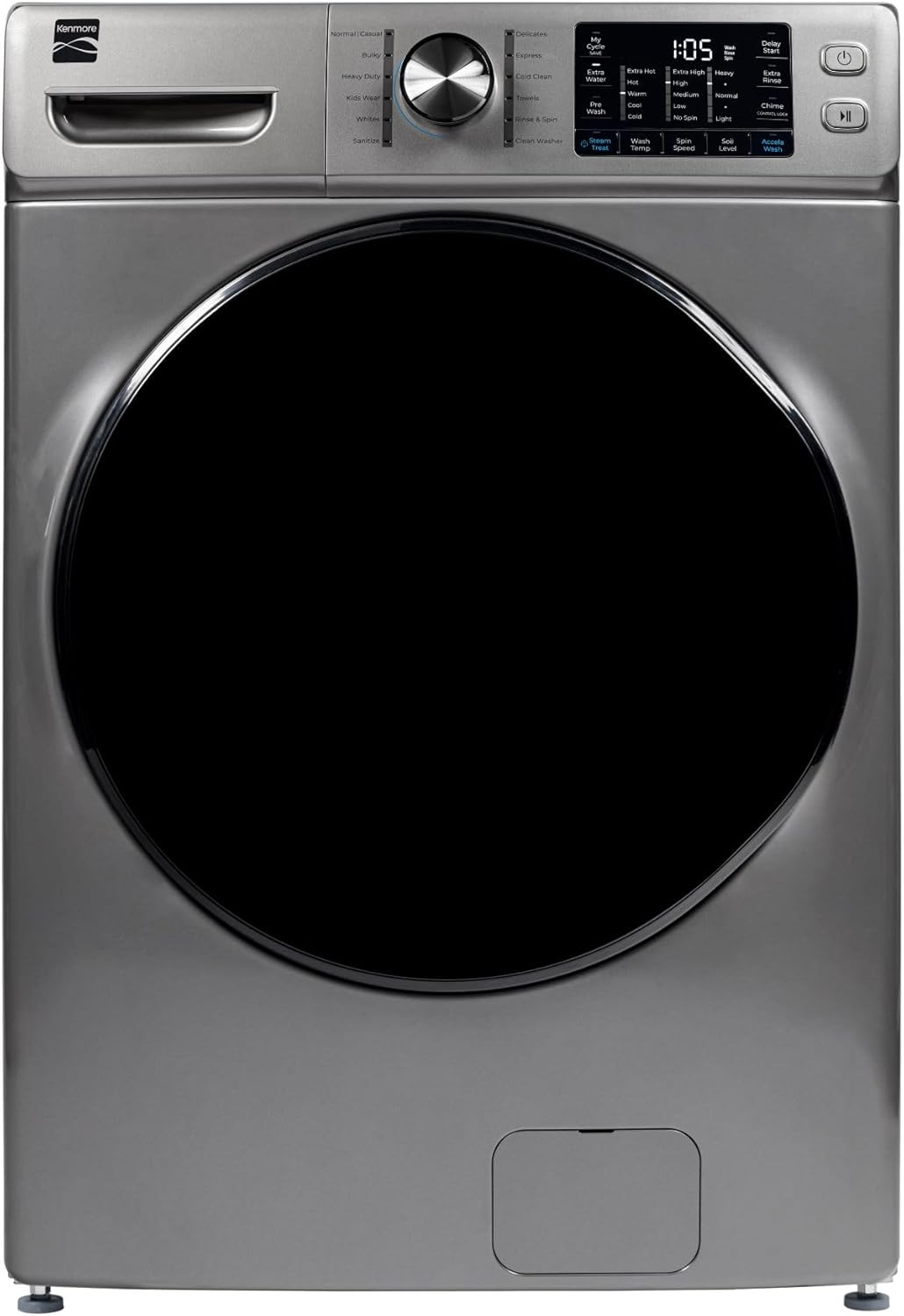 Kenmore Front-Load Washer: Steam, Accela-Wash, ENERGY STAR, 4.5 cu.ft.