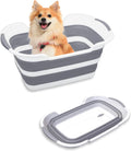 Collapsible Pet Bathtub 7.1 Gal (27L) - Foldable Bath Tub for Small