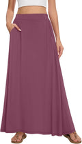 Womens Maxi A-line Long Skirt Casual 2025 - Flowy High Waist Skirt but