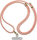 Rope Phone Strap with Card - Peach - Hands-Free Outdoor Carry