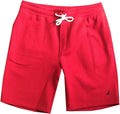 Nautica Mens Soft Cotton Fleece Jogger Sweat Shorts - Comfortable