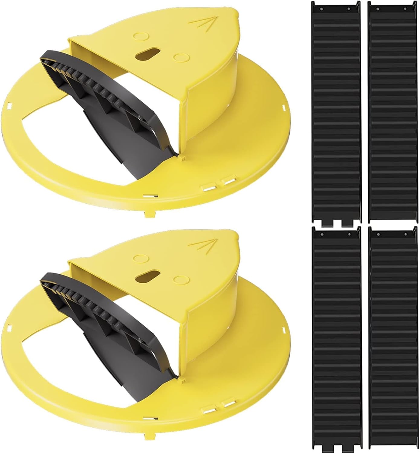Auto-Reset Multi-Catch Mouse Trap - Humane & Lethal - 2-pack