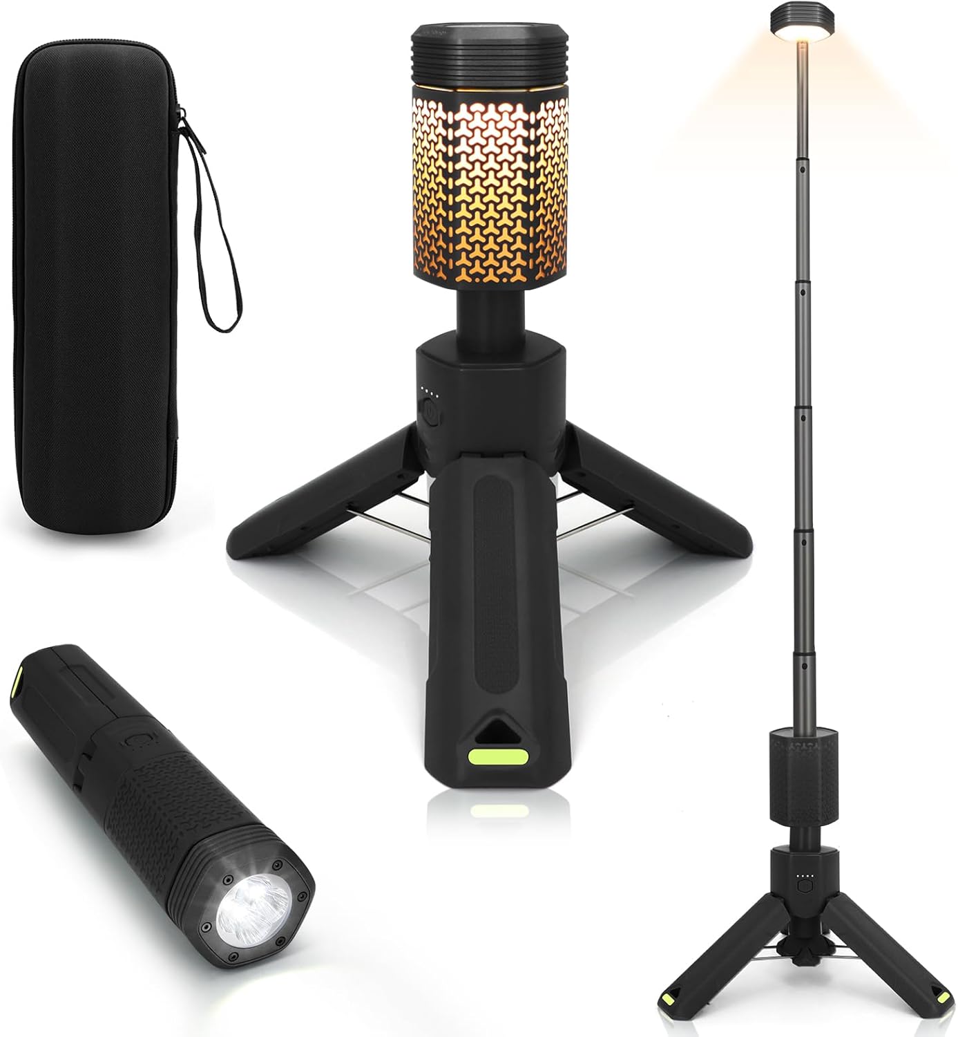 Telescopic Camping Lights with 10500mAh Battery for Adventures