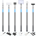 AquaMiracle 6 in 1 Aquarium Cleaning Tool Kit - Telescopic Reach