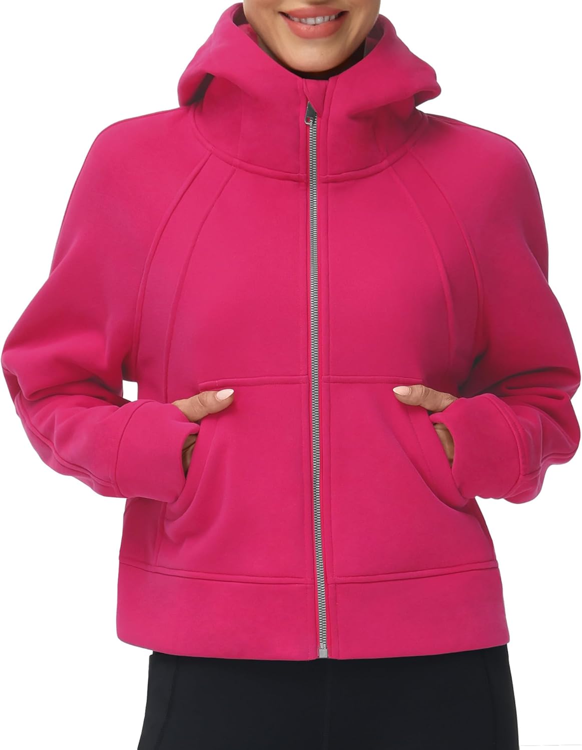 Women's Full-Zip Up Hoodies Jacket for Workout and Casual Wear