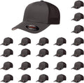 Flexfit 6511 Fitted Mid-Profile Trucker Cap for All-Day Comfort
