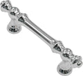 Polished Chrome Cabinet Pulls 3 in Hole Centers - Solid, Modern