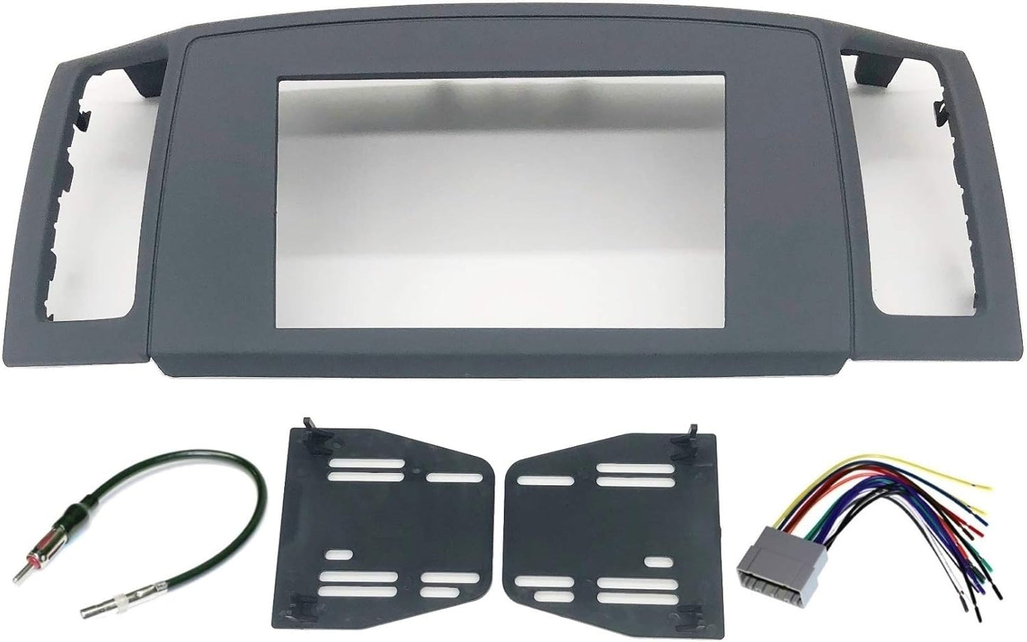 Double Din Navigation Stereo Bezel Dash Install Kit for Jeep